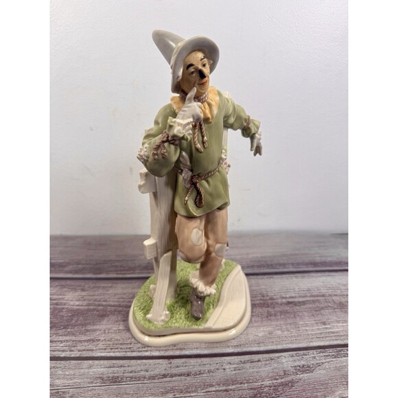 Vintage Lenox Classic Wizard of Oz Scarecrow 24K Figurine HandPainted Excellent - Picture 2 of 16